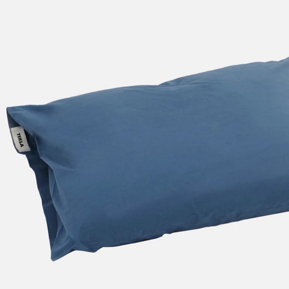 Midnight Blue Tekla Standard Pillowcases